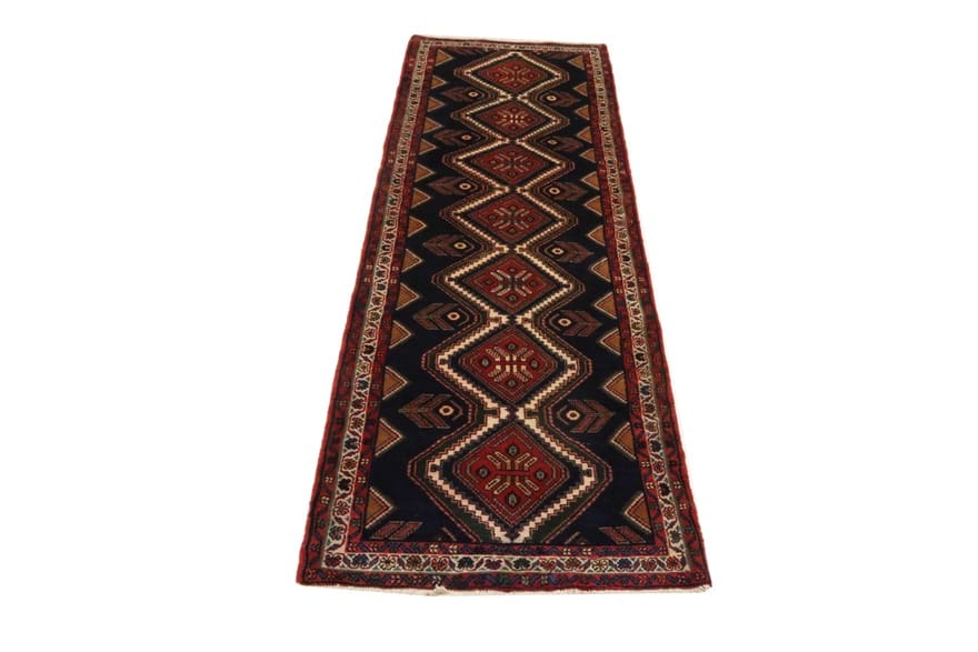 Hamadan Perserteppich 285 × 80 cm aus Wolle, handgeknüpft
