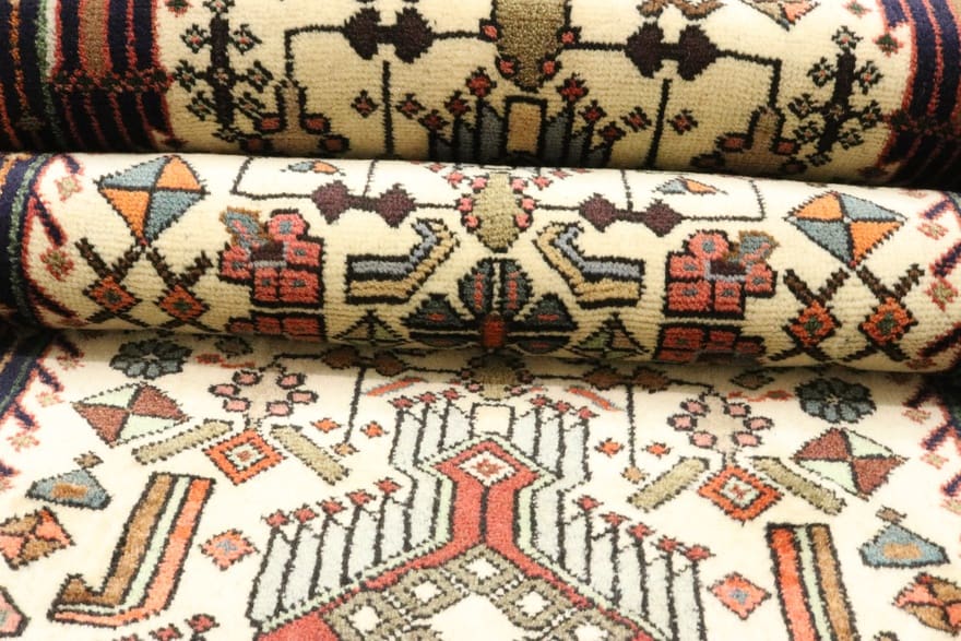 Handgeknüpfter Hamadan Perserteppich 298 × 85 cm