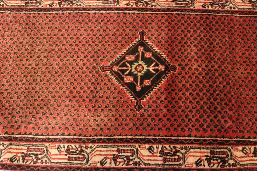 Hamadan Perserteppich 395 × 82 cm aus Wolle, handgeknüpft