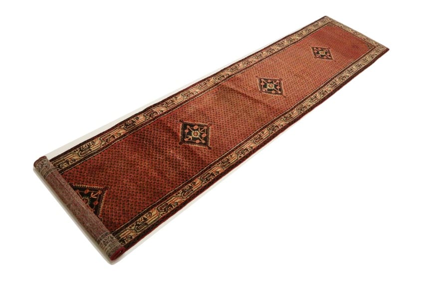 Hamadan Perserteppich 395 × 82 cm aus Wolle, handgeknüpft