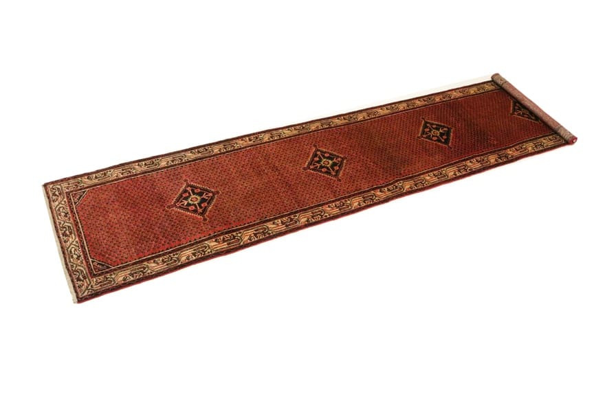 Hamadan Perserteppich 395 × 82 cm aus Wolle, handgeknüpft