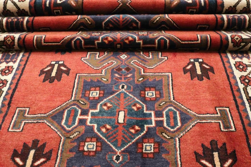Hamadan Perserteppich 316 × 110 cm aus Wolle, handgeknüpft