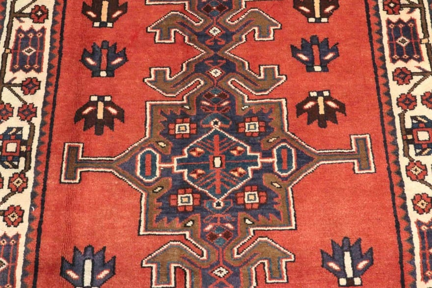 Hamadan Perserteppich 316 × 110 cm aus Wolle, handgeknüpft