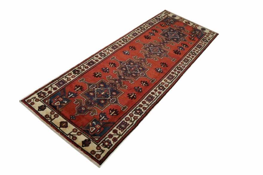 Hamadan Perserteppich 316 × 110 cm aus Wolle, handgeknüpft