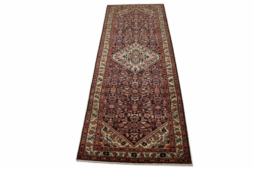 Hamadan Perserteppich 311 × 111 cm aus Wolle, handgeknüpft
