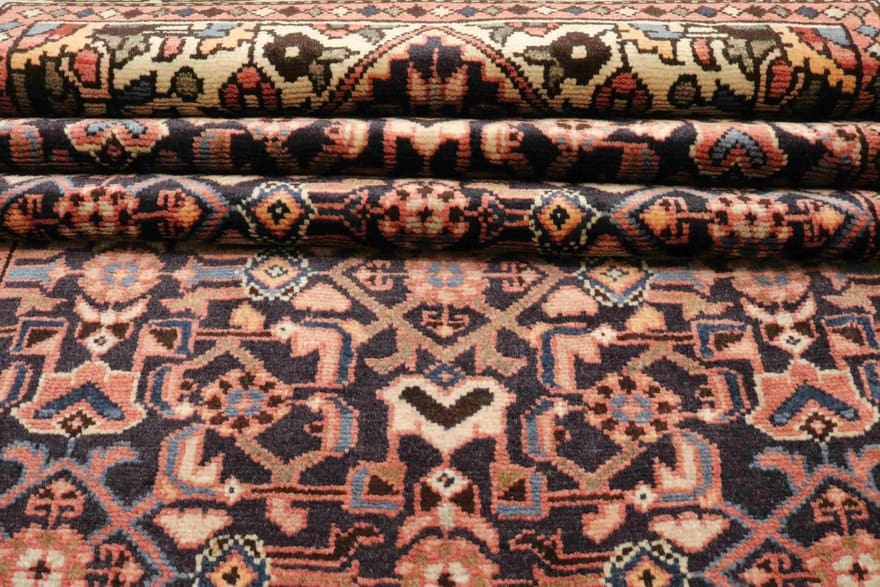 Hamadan Perserteppich 311 × 111 cm aus Wolle, handgeknüpft