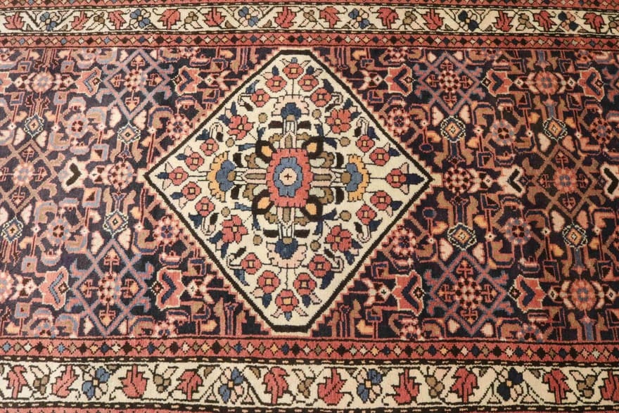Hamadan Perserteppich 311 × 111 cm aus Wolle, handgeknüpft