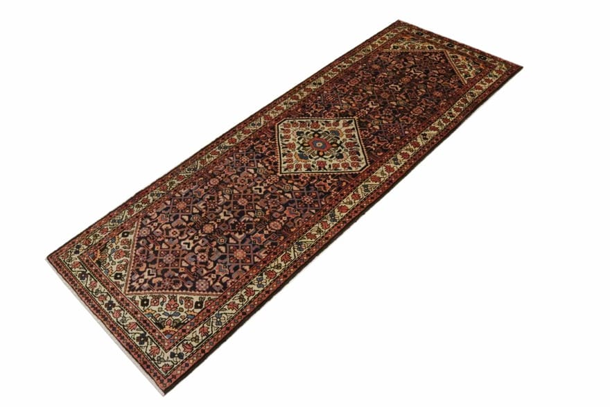 Hamadan Perserteppich 311 × 111 cm aus Wolle, handgeknüpft