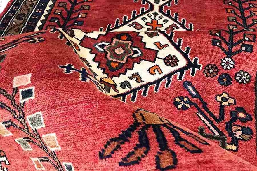 Handgeknüpfter Hamadan Perserteppich 314 × 109 cm