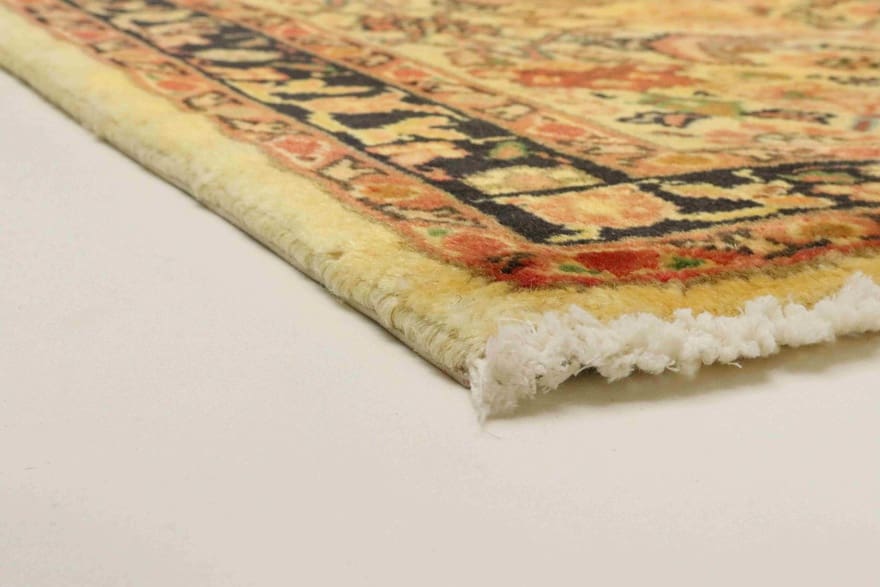 handgeknupfter-orientteppich-144x98-cm-marineblau-wolle-hamedan-3 Handgeknüpfter Hamadan Perserteppich 142 × 97 cm