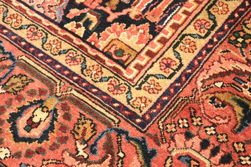 Handgeknüpfter Perserteppich, 331 × 220 cm, Wolle