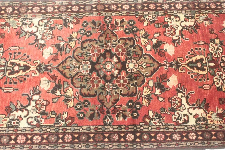 Hamadan Perserteppich 428 × 85 cm aus Wolle, handgeknüpft