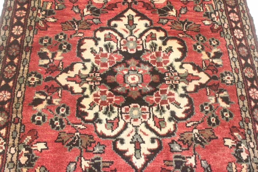 Hamadan Perserteppich 428 × 85 cm aus Wolle, handgeknüpft