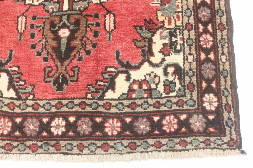 Hamadan Perserteppich 428 × 85 cm aus Wolle, handgeknüpft