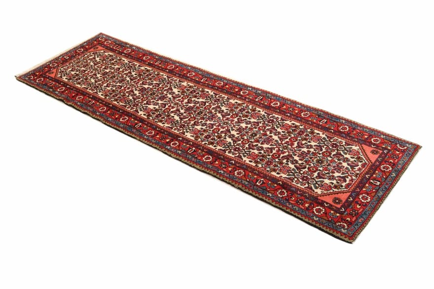 Hamadan Perserteppich 288 × 85 cm aus Wolle, handgeknüpft