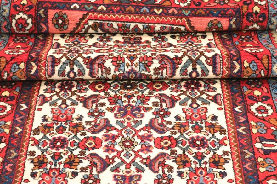 Hamadan Perserteppich 288 × 85 cm aus Wolle, handgeknüpft
