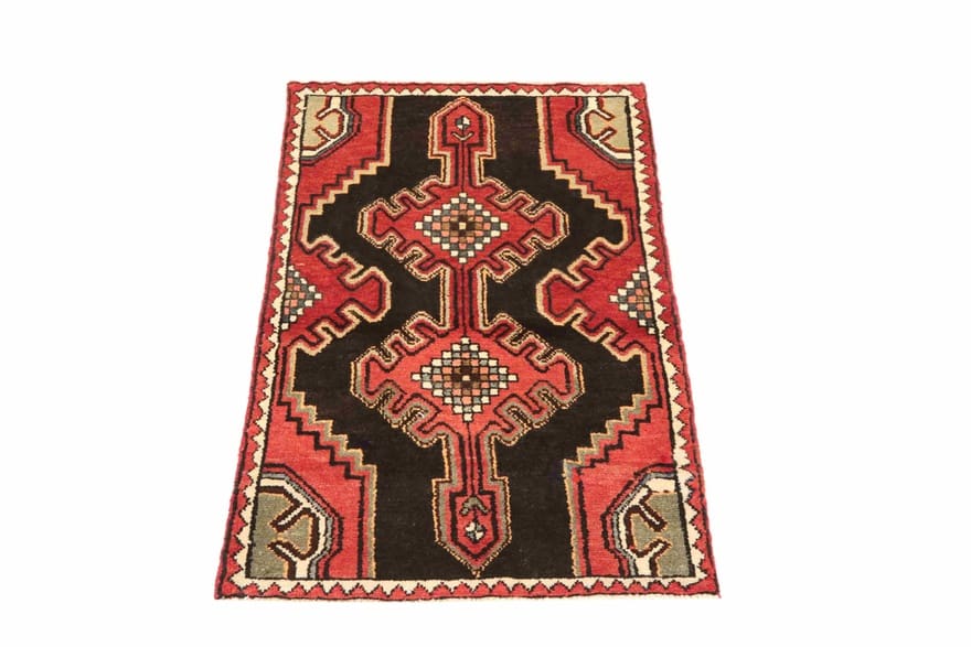 Handgeknüpfter Hamadan Perserteppich 120 × 75 cm