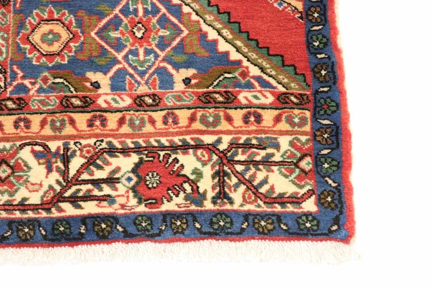 Hamadan Perserteppich 110 × 75 cm aus Wolle, handgeknüpft
