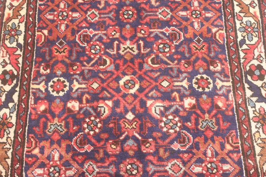 Hamadan Perserteppich aus Iran, 310 × 117 cm