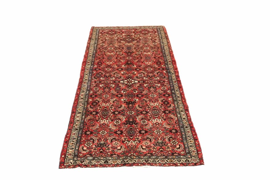Handgeknüpfter Hamadan Perserteppich 315 × 116 cm