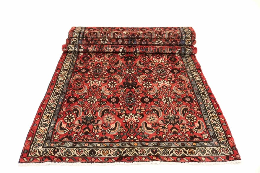 Handgeknüpfter Hamadan Perserteppich 315 × 116 cm