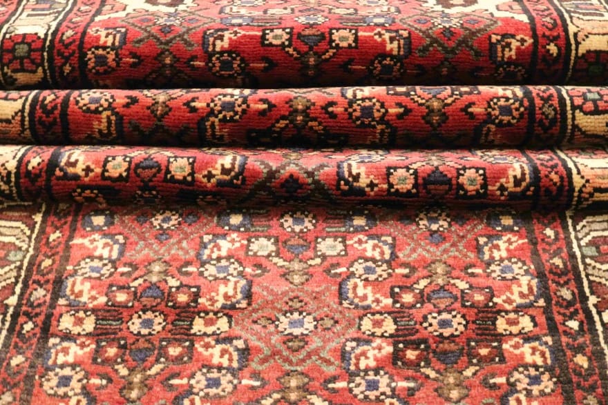 Handgeknüpfter Perserteppich, 365 × 77 cm, Wolle