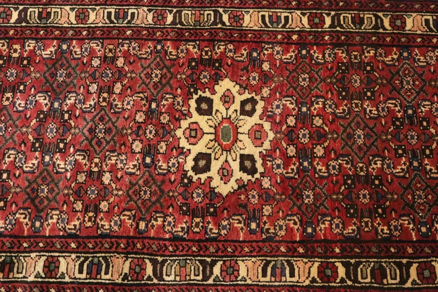 Handgeknüpfter Perserteppich, 365 × 77 cm, Wolle