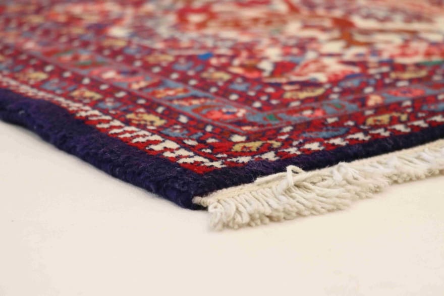 Hamadan Perserteppich 95 × 60 cm aus Wolle, handgeknüpft