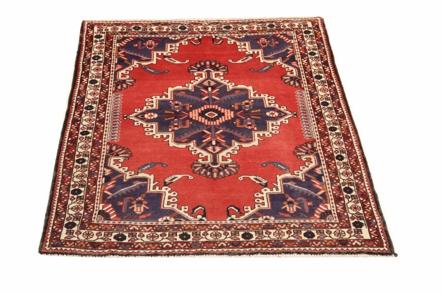 Perserteppich 153 × 112 cm aus Wolle, handgeknüpft