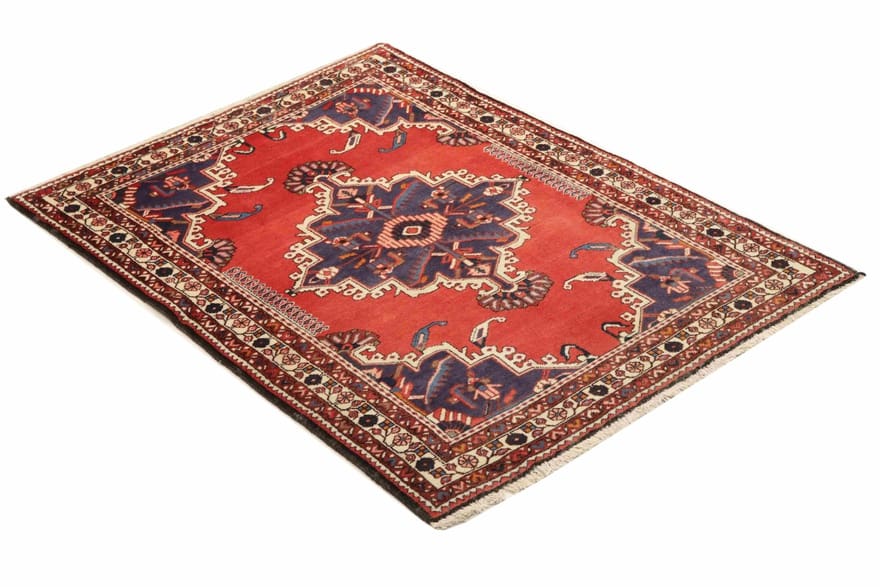 Perserteppich 153 × 112 cm aus Wolle, handgeknüpft