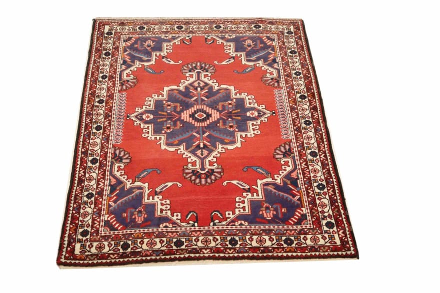 Perserteppich 153 × 112 cm aus Wolle, handgeknüpft