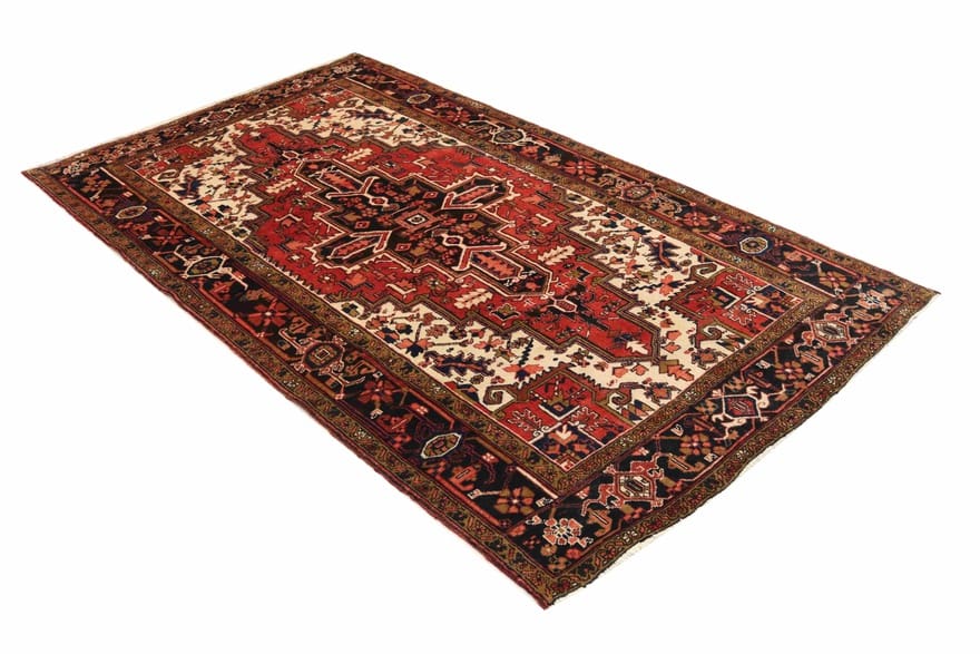 Heriz Perserteppich 335 × 192 cm aus Wolle, handgeknüpft