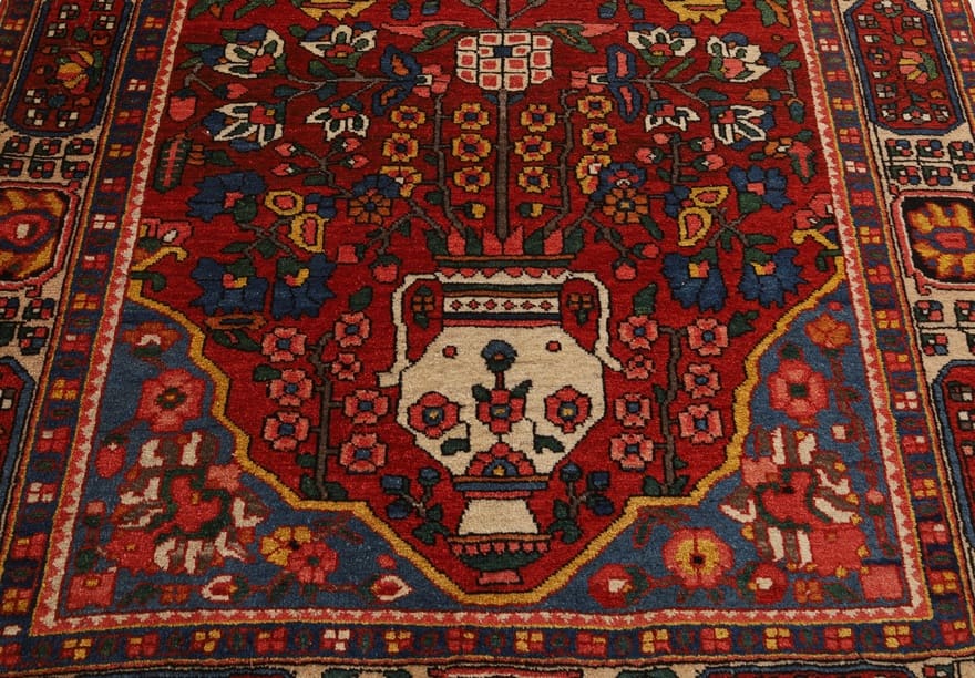 Bakhtiari Perserteppich aus Iran, 200 × 150 cm
