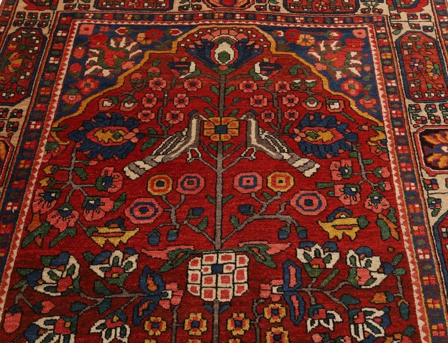 Bakhtiari Perserteppich aus Iran, 200 × 150 cm