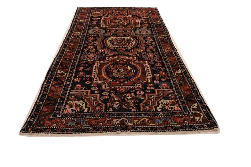 Handgeknüpfter Bakhtiari Perserteppich, 320 × 160 cm, Wolle