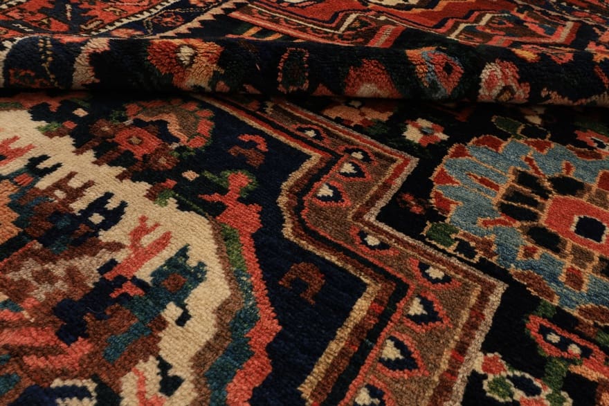 Handgeknüpfter Bakhtiari Perserteppich, 320 × 160 cm, Wolle