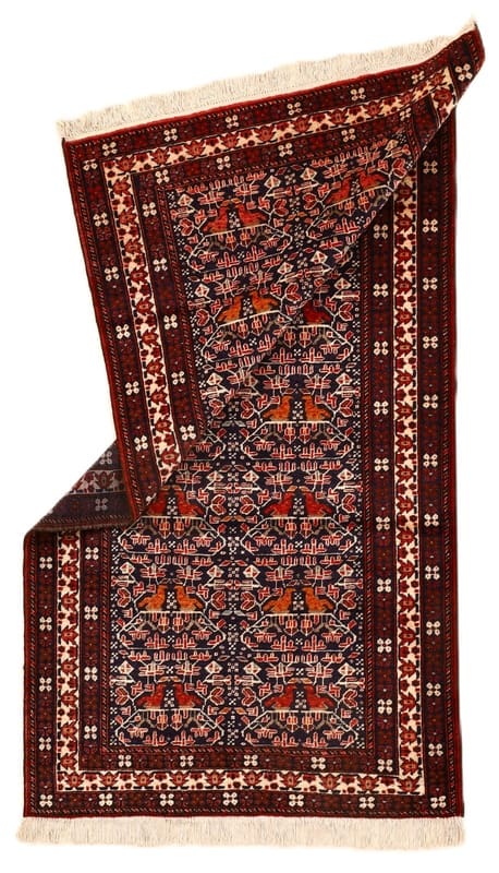 Baluch Perserteppich 164 × 89 cm aus Wolle, handgeknüpft