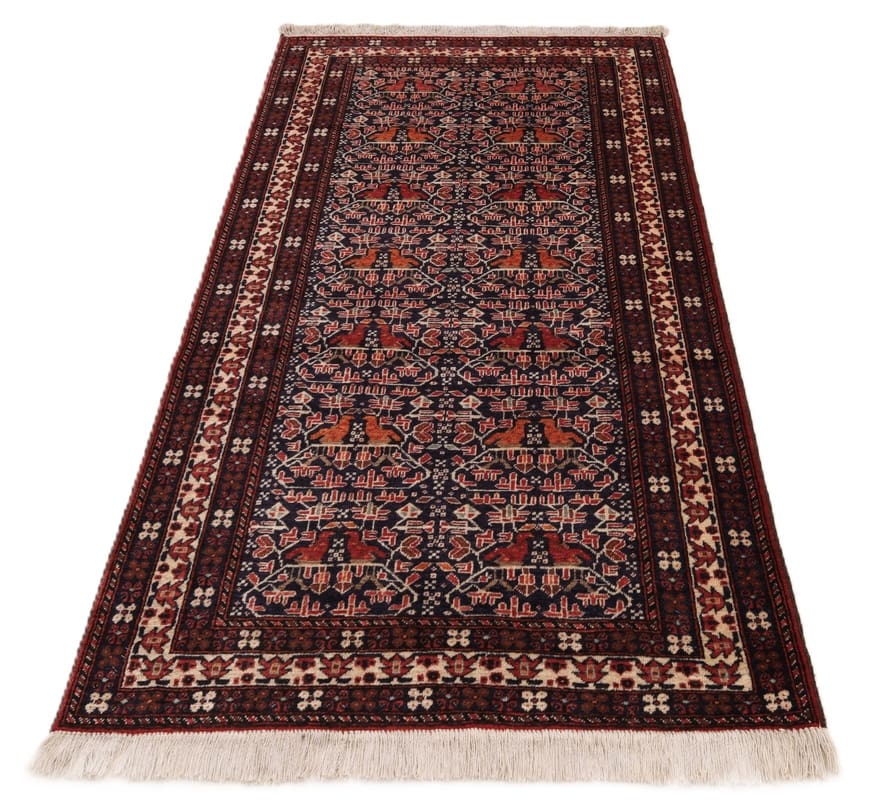 Baluch Perserteppich 164 × 89 cm aus Wolle, handgeknüpft