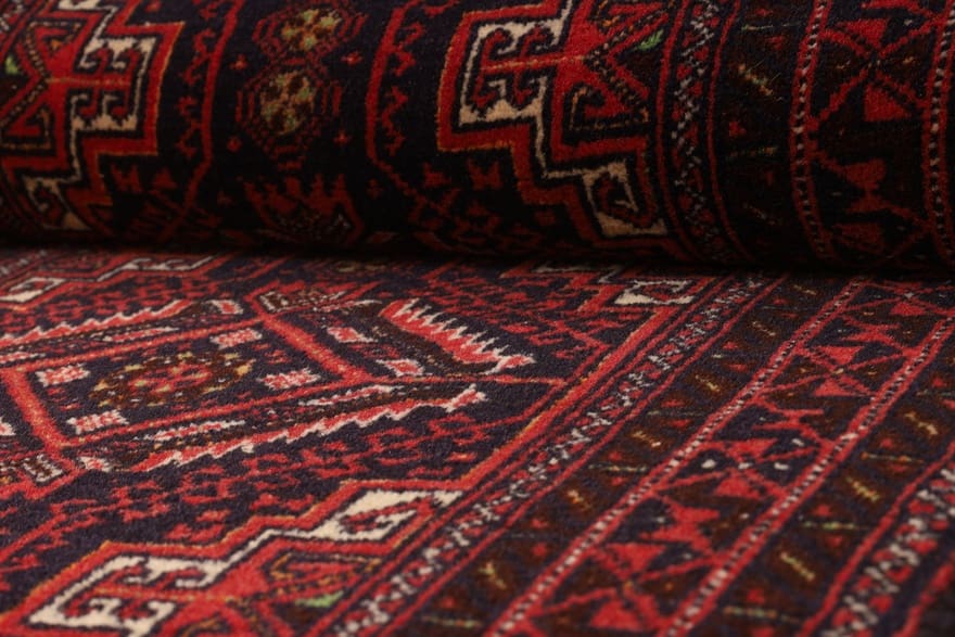 Handgeknüpfter Baluch Perserteppich, 282 × 60 cm, Wolle