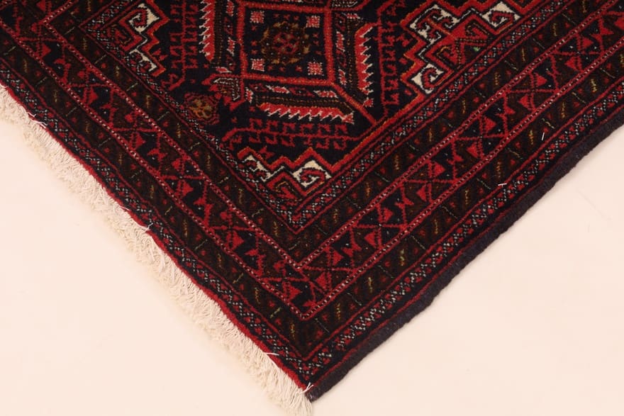 Handgeknüpfter Baluch Perserteppich, 282 × 60 cm, Wolle