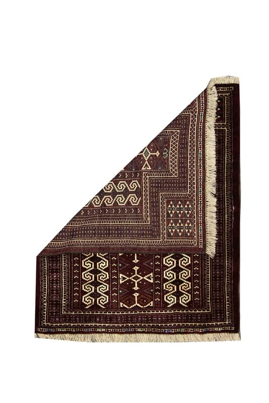 Turkmen Perserteppich aus Iran, 119 × 98 cm