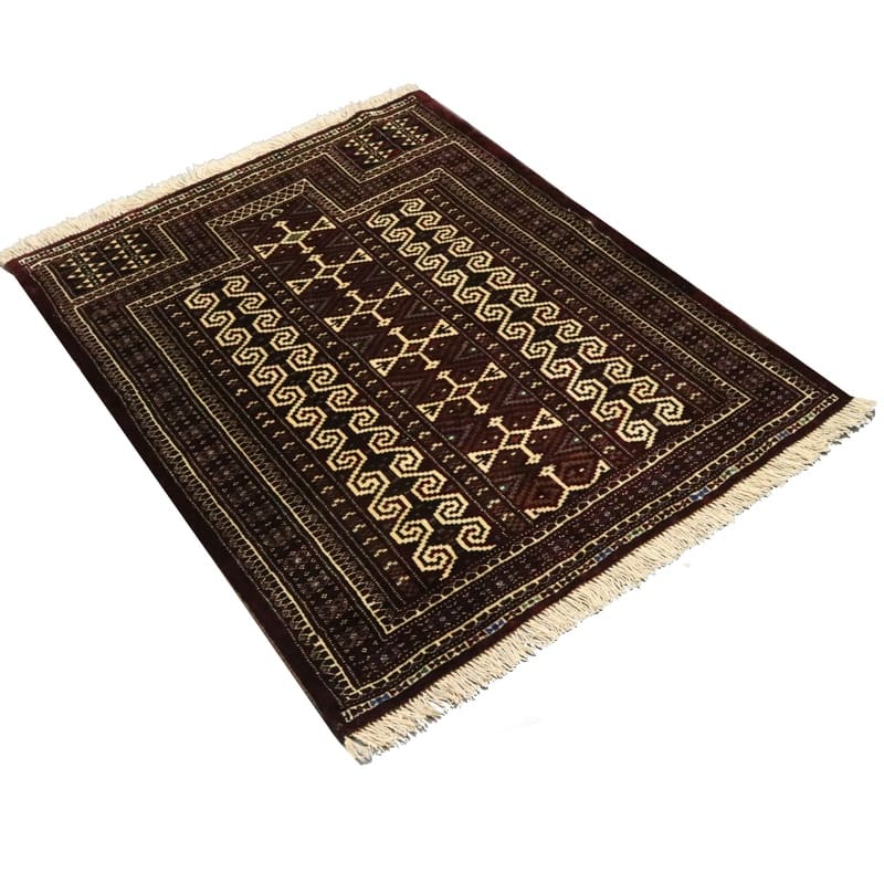 Turkmen Perserteppich aus Iran, 119 × 98 cm