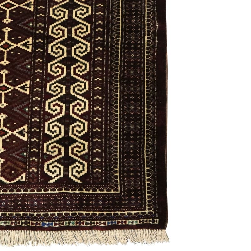 Turkmen Perserteppich aus Iran, 119 × 98 cm