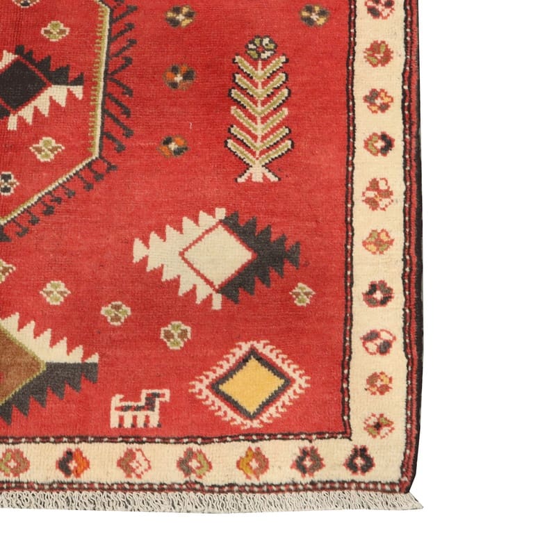 Handgeknüpfter Turkmen Perserteppich, 100 × 101 cm, Wolle