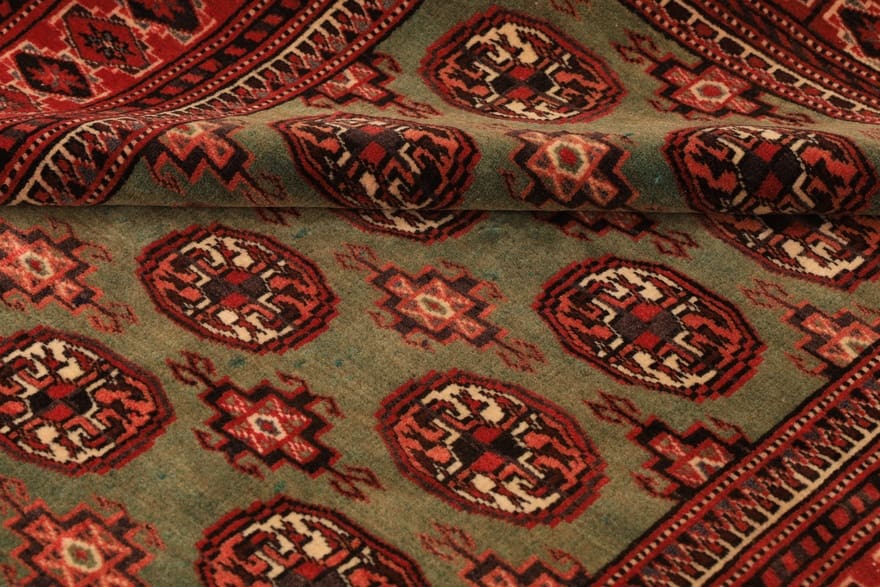 Turkmen Perserteppich aus Iran, 150 × 120 cm