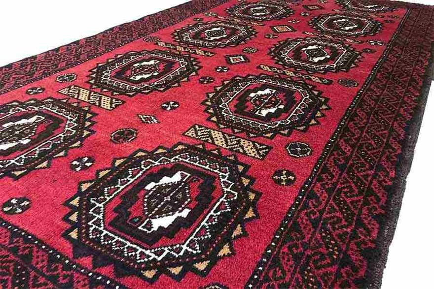 Handgeknüpfter Baluch Perserteppich 182 × 95 cm
