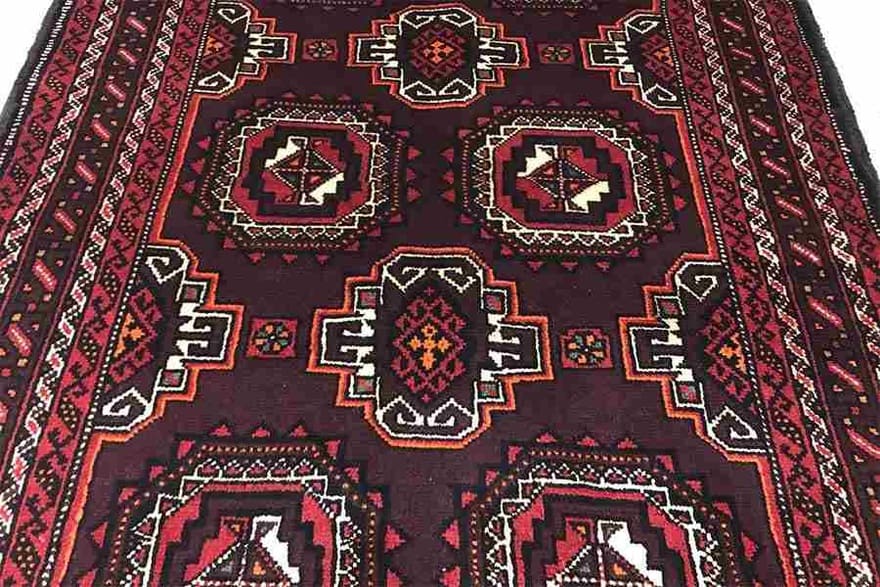 Baluch Perserteppich aus Iran, 201 × 101 cm
