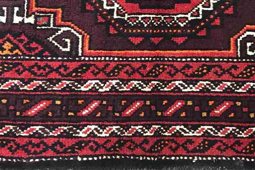 Baluch Perserteppich aus Iran, 201 × 101 cm