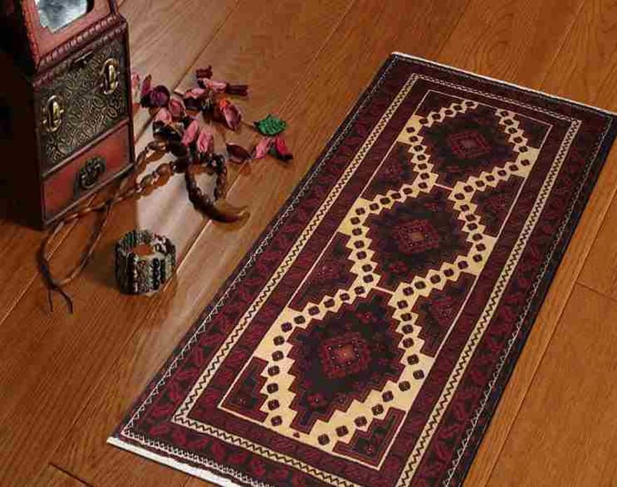 Baluch Perserteppich aus Iran, 189 × 101 cm