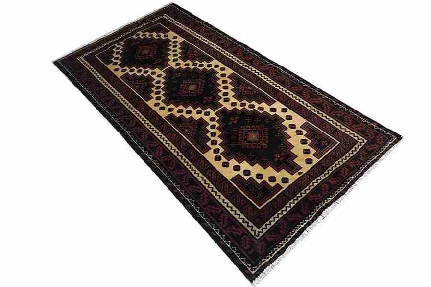 Baluch Perserteppich aus Iran, 189 × 101 cm